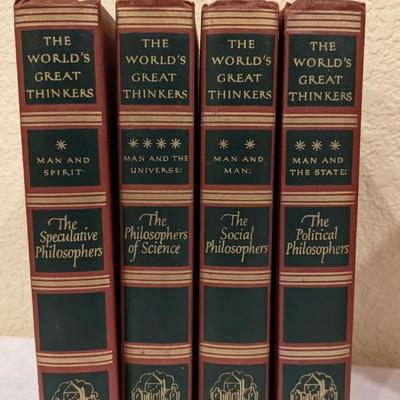 1947 Child Craft Encyclopedia Set and Worlds Great Thinkers