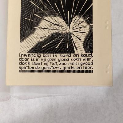 MC Escher Early 'Emblemata' Lithographs
