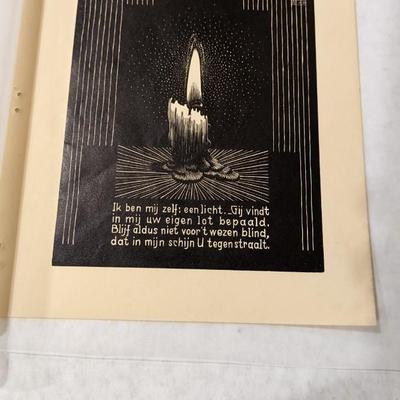 MC Escher Early 'Emblemata' Lithographs