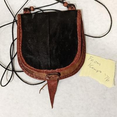 1970's Kenyan Animal Skin Purse