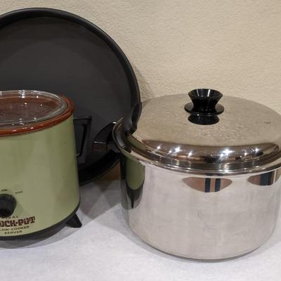 Kitchen Smalls-Vintage Crock Pot, Godfathers Pan and More!