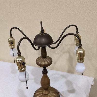 Neo Classical 5 Head Gooseneck Table Lamp