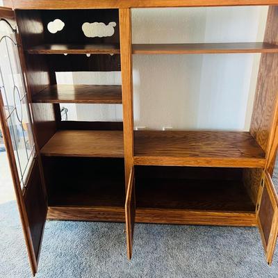 Wood Entertainment Center (FR-JM)