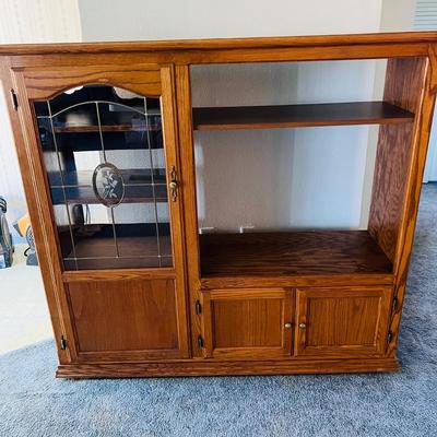 Wood Entertainment Center (FR-JM)