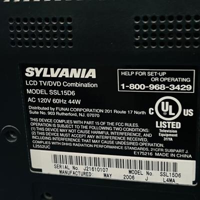 Sylvania and Action TVs  (BR3-JM)