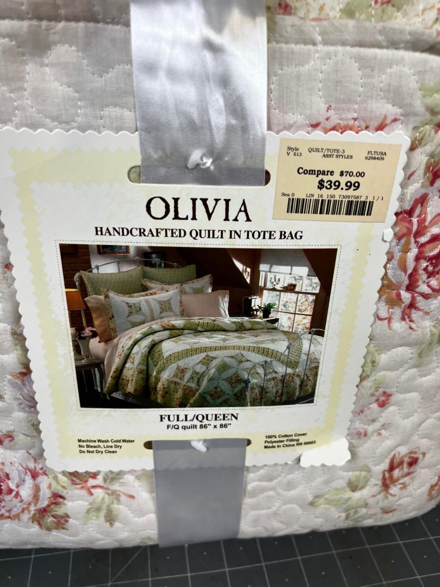 Cream Queen Quilt, Rose