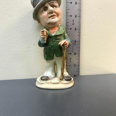 W.C. Fields bisque figurine