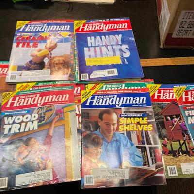 Box of Handyman Magazines