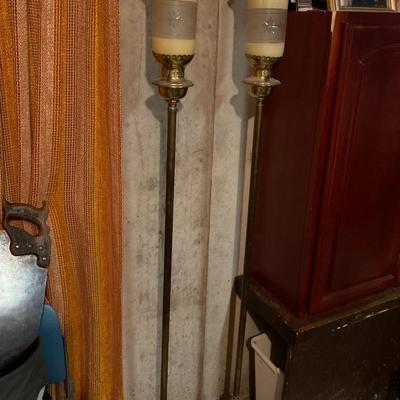 Two vintage Floor Lamps