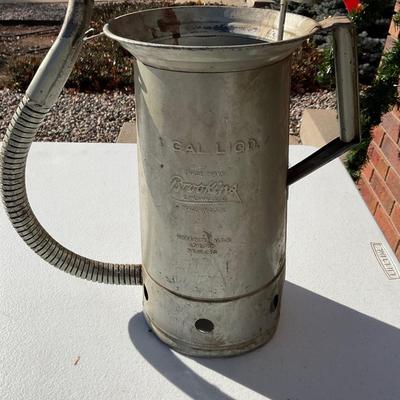 Vintage Brooking 1 Gal Oil Can