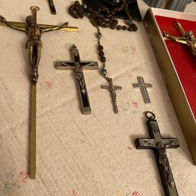 Collection of Rosary and Crucifix