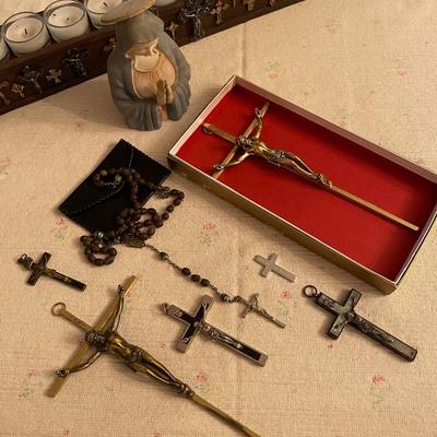 Collection of Rosary and Crucifix