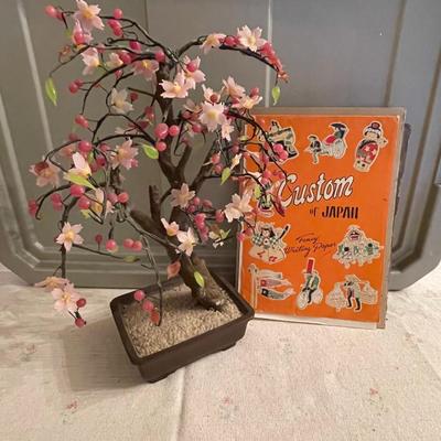 Bonsai Cherry Blossom & Japanese fancy paper