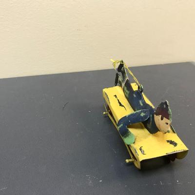 Vintage sled ornament