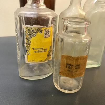 collection of vintage glass bottles including some hard to come by.