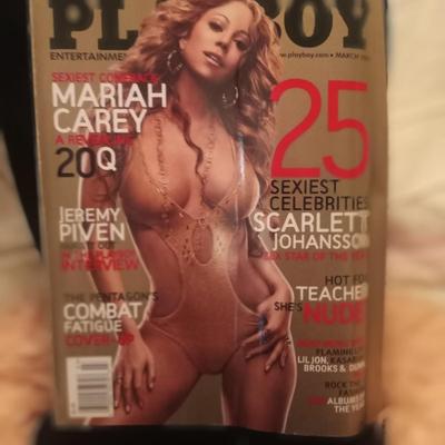 Two Playboy magazines
