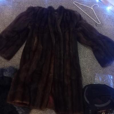 Beautiful mink coat real fur