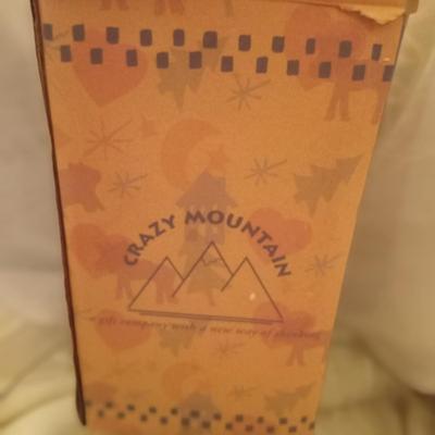 New inbox crazy Mountain tea lamp