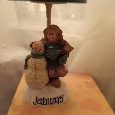 January tea lamp made by Crazy Mountain