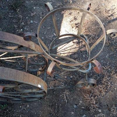 RUSTIC METAL FLOWERPOT TRIKE