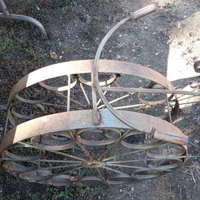 RUSTIC METAL FLOWERPOT TRIKE