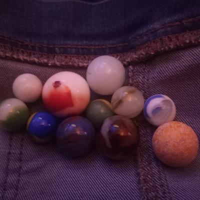 Vintage rare marbles