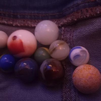 Vintage rare marbles