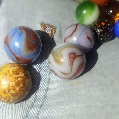 Vintage rare marbles