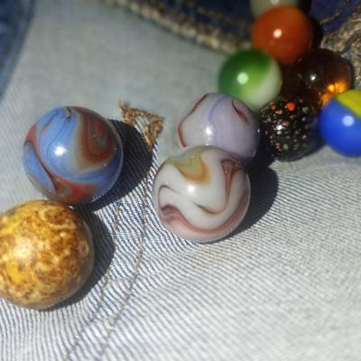 Vintage rare marbles