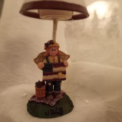 July crazy Mountain tea lamp