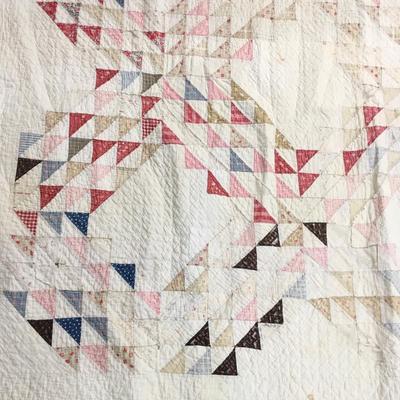 Triangle Flying Geese Quilt Variation - 80