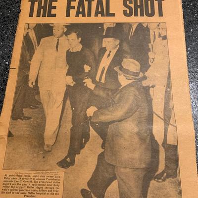 The Fatal Shot-Oswald newspaper 1963
