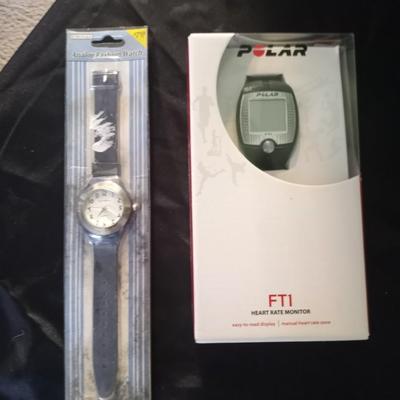 POLAR HEARTRATE MONITOR AND WATCH BOTH NIB