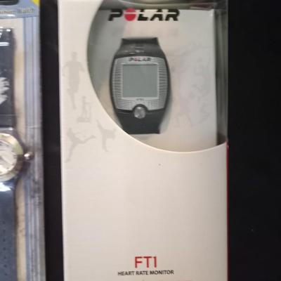POLAR HEARTRATE MONITOR AND WATCH BOTH NIB