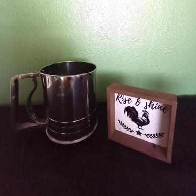 VINTAGE BONE HANDELED KNIVES-FLOUR SIFTER-MORE