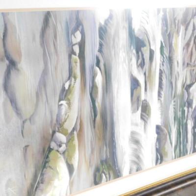 Pair of Framed Wall Art 'River Maze' by Hornbuckle (#24)