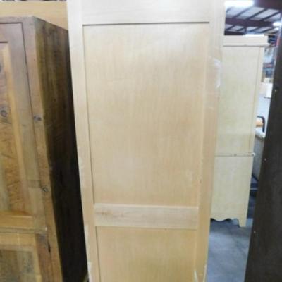 French Country Farmhouse Double Door Armoire with Sweater Drawer Cabinet