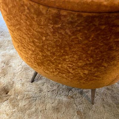 MCM Crushed Velvet Occasional Chair