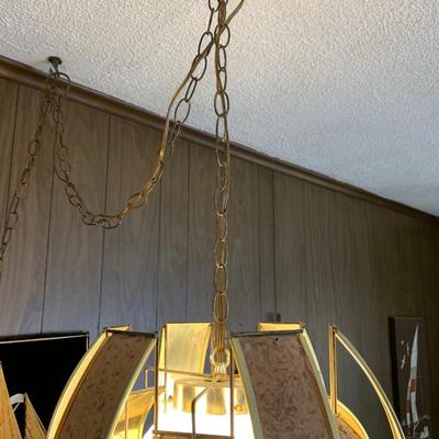 MCM Hanging Chain Lamp