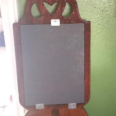 VINTAGE WOODEN FRAMED MIRROR