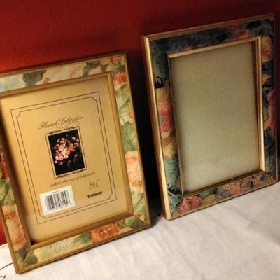2 Beautiful Floral Frames 5Ã—7/5Ã—7.5