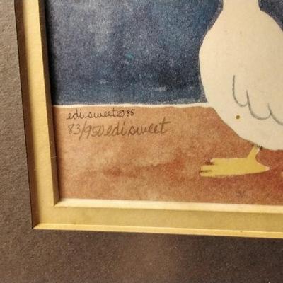 Signed and Numbered Edie Sweet 83/950 Ducks In A Row