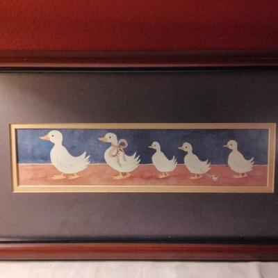 Signed and Numbered Edie Sweet 83/950 Ducks In A Row
