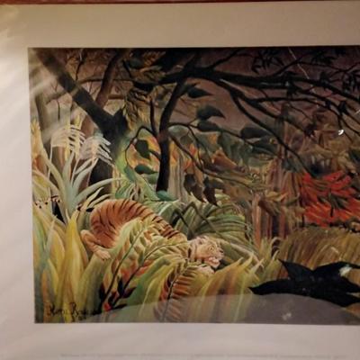 Tiger In A Tropical Storm -Henri Rousseau