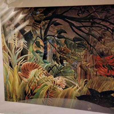 Tiger In A Tropical Storm -Henri Rousseau
