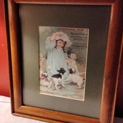 Rubifoam Advertisement Framed and Matted