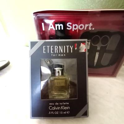 NEW MENS MANICURE SET AND NEW ETERNITY FOR MEN