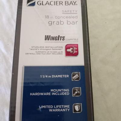 NEW GLACIER BAY GRAB BAR AND DRAPERY ROD