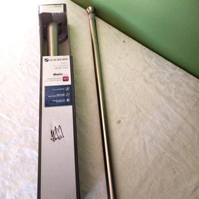 NEW GLACIER BAY GRAB BAR AND DRAPERY ROD