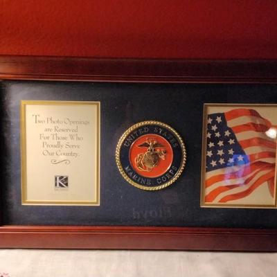 Marine  Commemorative Frame